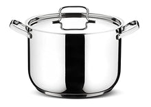 Carica l'immagine nel visualizzatore di Gallery, Lagostina Sfiziosa Set di Pentole Induzione, Gas e Forno in Acciaio Inox 18/10, 24 Pezzi, Fondo Lagoseal Plus, con 5 Casseruole, 3 Pentole, Bollilatte, 8 Coperchi, 7 Utensili Cucina