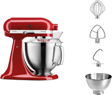 Carica l'immagine nel visualizzatore di Gallery, KitchenAid Artisan - Planetaria, Robot da cucina 4,8 litri, colore: Rosso Imperiale, Empire Red