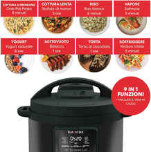 Carica l'immagine nel visualizzatore di Gallery, Instant Duo Plus con WhisperQuiet/silenzioso multicooker, pentola a pressione da 5,7 litri, cuoci riso, vapore,sauté, sterilizzatore, yogurt, Sous Vide