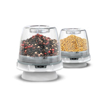 Carica l'immagine nel visualizzatore di Gallery, Finamill macina spezie elettrico con batterie stone grigio GP180134-12STO + pz 2 capsule FinaPod PRO Plus per spezie oleose e di uso quotidiano