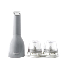 Carica l'immagine nel visualizzatore di Gallery, Finamill macina spezie elettrico con batterie stone grigio GP180134-12STO + pz 2 capsule FinaPod PRO Plus per spezie oleose e di uso quotidiano