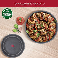 Carica l'immagine nel visualizzatore di Gallery, Lagostina Ingenio Mineralis Green Padella Multiuso Ø 26 cm, Padella in Alluminio 100% Riciclato, per Gas, Forno e Induzione, con Indicatore di Cottura, Utilizzabile con Manico Removibile