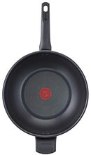 Carica l'immagine nel visualizzatore di Gallery, Lagostina Cucina Mediterranea Wok Antiaderente in Alluminio 30 cm, Wok Induzione, Gas e Forno, con Indicatore Cottura Thermo-Signal, Rivestimento Titanium Easy, Manico Ergonomico in Bakelite