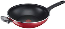 Carica l'immagine nel visualizzatore di Gallery, Lagostina Cucina Mediterranea Wok Antiaderente in Alluminio 30 cm, Wok Induzione, Gas e Forno, con Indicatore Cottura Thermo-Signal, Rivestimento Titanium Easy, Manico Ergonomico in Bakelite