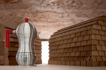 Carica l'immagine nel visualizzatore di Gallery, ALESSI CAFFETTIERA ESPRESSO. ROSSO. 3 TAZZE. PULCINA