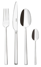 Carica l'immagine nel visualizzatore di Gallery, Sambonet Rock Set di Posate da Tavola Monoblocco in Acciaio Inox 18/10, per 6 persone, 24 pezzi: 6 forchette, 6 coltelli, 6 cucchiai, 6 cucchiaini da tè