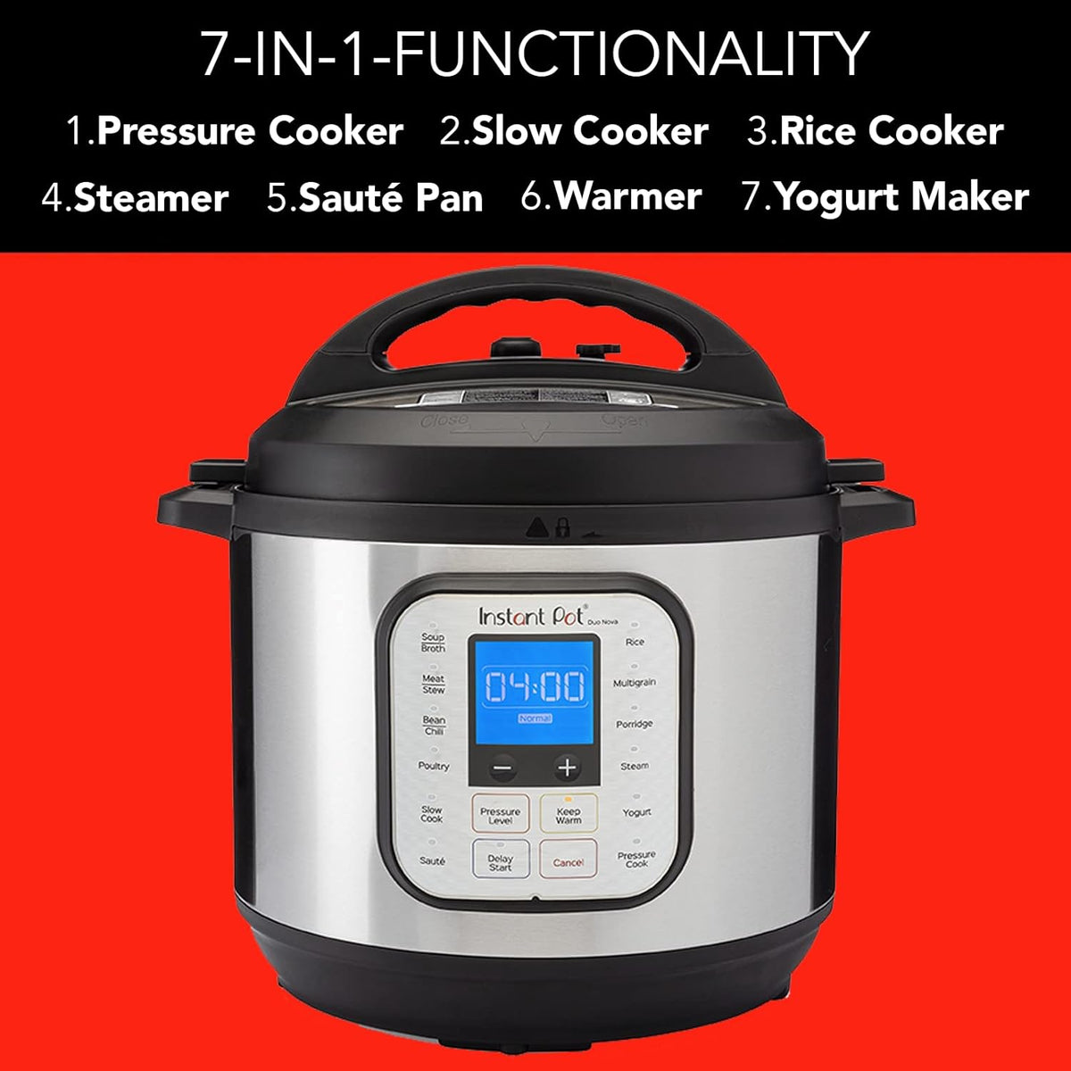 Instant Pot Pro 10 in 1 Electric Multi Cooker 1200W 5.7L - Pressure Co –  Dell'Oso regali