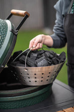 Carica l'immagine nel visualizzatore di Gallery, Big Green Egg Fire bowl cesto accenditore carbone in acciaio 122674 per barbecue Large