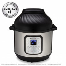 Carica l'immagine nel visualizzatore di Gallery, Instant Pot Duo Crisp & air Fryer 8 LT pentola a pressione, multifunzione e friggitrice ad aria