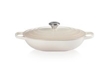 Carica l'immagine nel visualizzatore di Gallery, Le Creuset Casseruola ovale Oblong Evolution cm 31 Bianco Meringa in ghisa vetrificata induzione