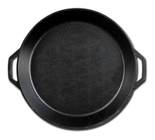Carica l'immagine nel visualizzatore di Gallery, LODGE Tegame tondo in ghisa prettrattata a 2 manici cm 30,5 induzione Barbecue