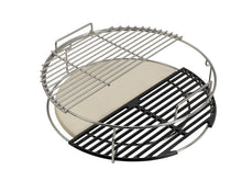 Carica l'immagine nel visualizzatore di Gallery, Big Green Egg Half convector stone 121035 per Barbecue Large