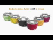 Carica e avvia il video nel visualizzatore di galleria, LotusGrill Standard Barbecue senza fumo a carbone con griglia cm 32
