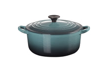 Carica l'immagine nel visualizzatore di Gallery, Le Creuset Casseruola Marmitta Tradition blu Ocean cm 26 in ghisa vetrificata induzione