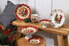 Carica l'immagine nel visualizzatore di Gallery, Villeroy & Boch Natale Toy's Fantasy ciotola grande babbo natale legge la lista dei desideri 14-8332-3635