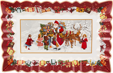 Carica l'immagine nel visualizzatore di Gallery, Villeroy & Boch Natale Toy's Fantasy piatto rettangolare Babbo Natale 14-8332-2211