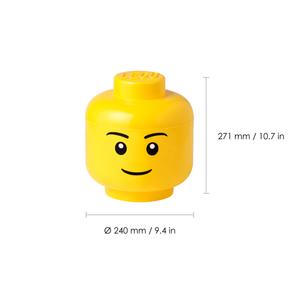 Lego barattolo grande biscottiera porta mattoncini testa ragazzo  Storage Head 40320804