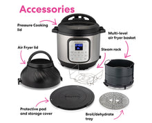 Carica l&#39;immagine nel visualizzatore di Gallery, Instant Pot Duo Crisp &amp; air Fryer 8 LT pentola a pressione, multifunzione e friggitrice ad aria
