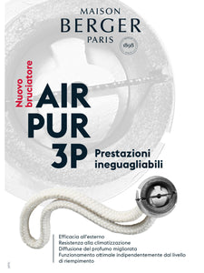 Lampe  Maison Berger Paris AIR PUR 3P Nuovo Ricambio Stoppino Bruciatore Bruleur