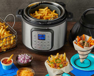 Instant Pot Duo Crisp & air Fryer 8 LT pentola a pressione, multifunzione e friggitrice ad aria