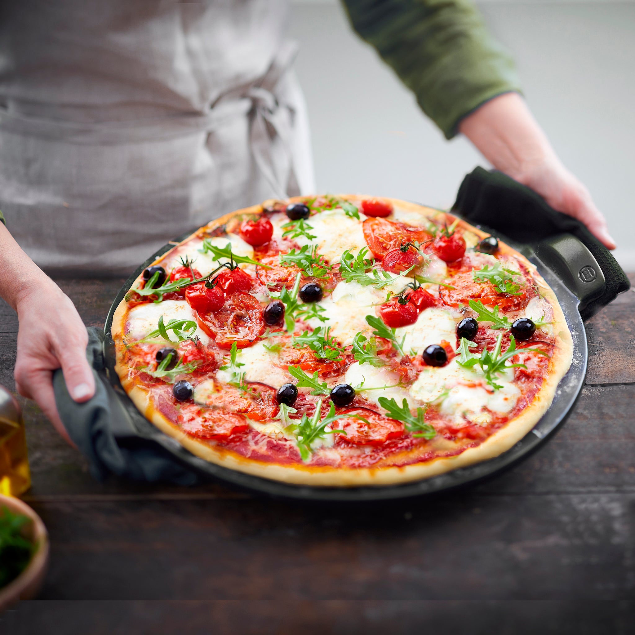 Emile Henry Pizza stone pietra per pizza da forno in ceramica refratta –  Dell'Oso regali