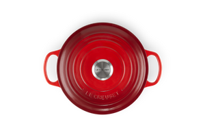 Le Creuset Tegame risotto Evolution Rosso Ciliegia signature cm 24 in ghisa vetrificata induzione