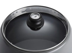 LotusGrill cappa per barbecue in acciaio XL con coperchio in vetro  COP435 (XL)