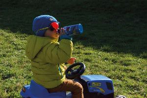 Sigg Bottiglia in alluminio Sharkies per bambini con tappo a cappuccio 400 ml 8624.90
