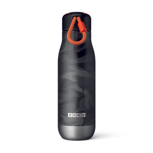 Zoku Bottiglia termica di colore black camo da 500 ml