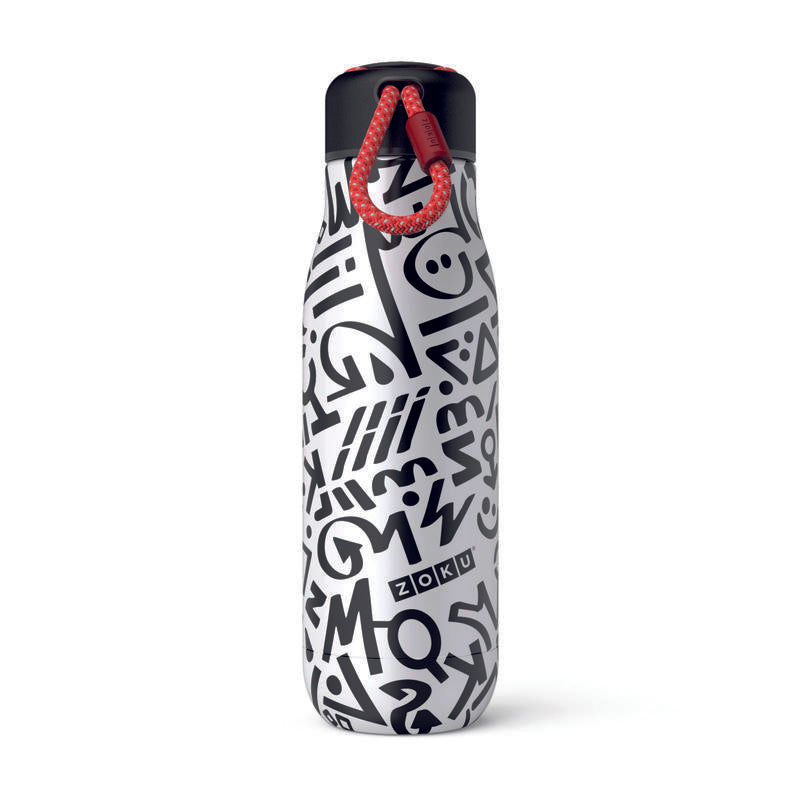 Zoku Bottiglia termica di colore Modern Calligraphy da 500 ml
