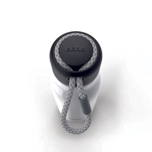 Zoku Bottiglia termica in acciaio inox di colore nero  da 500 ml caldo - freddo