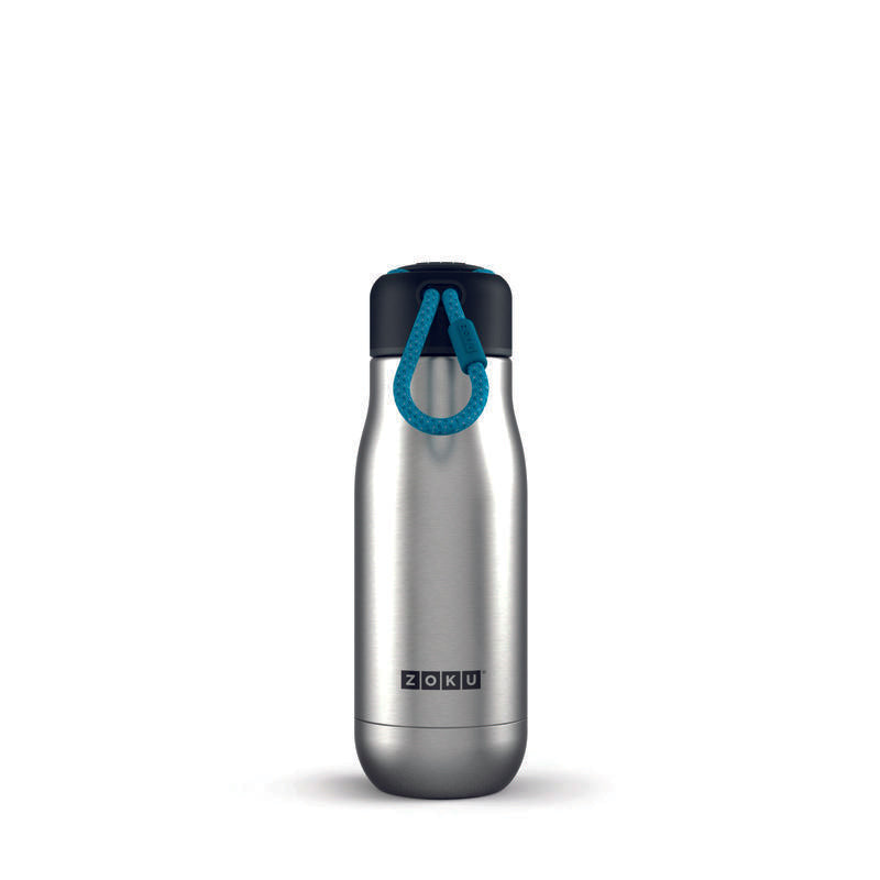 ZOKU Bottiglia termica di colore acciaio inox da 350 ml