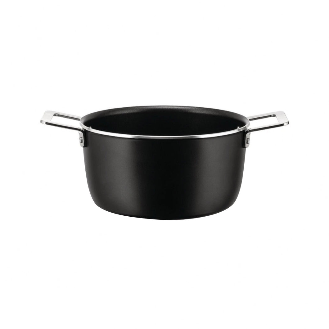 Alessi Pots&pans casseruola a 2 manici cm 20 induzione antiaderente AJM101/20B