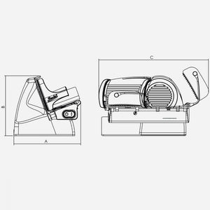 Berkel Affettatrice Elettrica HOME LINE 200 black