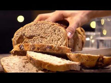 Carica e avvia il video nel visualizzatore di galleria, Emile Henry Stampo pane di campagna pirofila da forno in ceramica con coperchio rosso 5503

