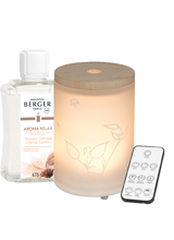 Carica l&#39;immagine nel visualizzatore di Gallery, Lampe Berger Paris Diffusore Elettrico AROMA RELAX con Ricarica da 475 ml con luce e telecomando
