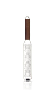 Microplane Serie Master Zester Grattugia lama fine in acciaio inox con manico in legno 43320E