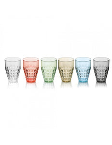 Guzzini Tiffany bicchiere alto  multicolor set pz 6 22570352