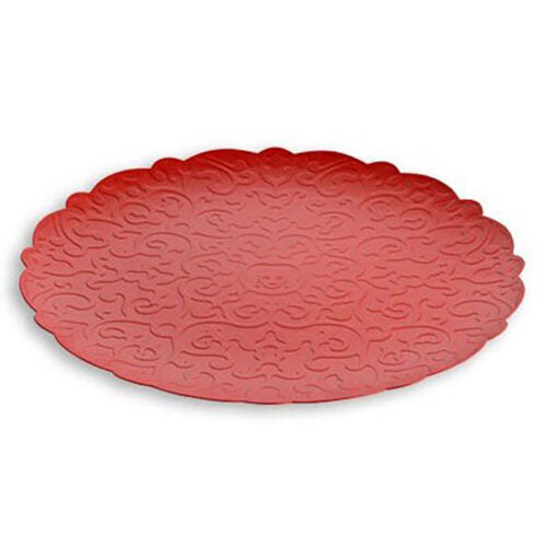 Alessi Dressed vassoio tondo rosso cm 35 Marcel Wanders MW07 R