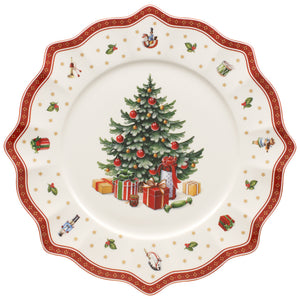 Villeroy & Boch Natale Toy's Delight Piatto segnaposto sottopiatto bianco cm 34,5 cod. 14-8585-2680