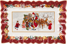 Carica l&#39;immagine nel visualizzatore di Gallery, Villeroy &amp; Boch Natale Toy&#39;s Fantasy piatto rettangolare Babbo Natale  14-8332-2211
