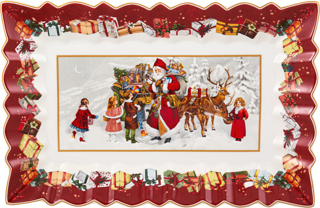 Villeroy & Boch Natale Toy's Fantasy piatto rettangolare Babbo Natale  14-8332-2211