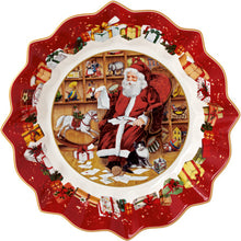 Carica l&#39;immagine nel visualizzatore di Gallery, Villeroy &amp; Boch Natale Toy&#39;s Fantasy ciotola grande babbo natale legge la lista dei desideri  14-8332-3635
